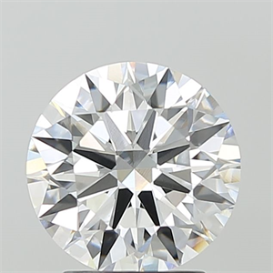 Picture of Lab Grown Diamond 2.54 Carats, Round with Ideal Cut, E Color, VVS2 Clarity and Certified by IGI