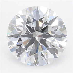 Picture of Lab Grown Diamond 2.50 Carats, Round with Ideal Cut, D Color, IF Clarity and Certified by IGI