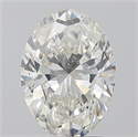 Natural Diamond 2.01 Carats, Oval with  Cut, H Color, SI2 Clarity and Certified by GIA