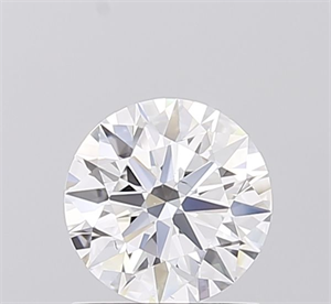 Picture of Lab Grown Diamond 1.01 Carats, Round with Ideal Cut, D Color, VS2 Clarity and Certified by IGI