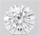 Lab Grown Diamond 5.06 Carats, Round with Ideal Cut, F Color, VVS1 Clarity and Certified by IGI