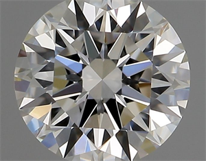 Picture of Natural Diamond 0.45 Carats, Round with Excellent Cut, I Color, VVS2 Clarity and Certified by GIA