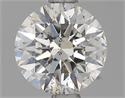 Natural Diamond 1.11 Carats, Round with Excellent Cut, H Color, SI2 Clarity and Certified by GIA