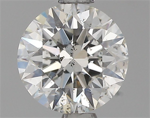 Picture of Natural Diamond 1.11 Carats, Round with Excellent Cut, H Color, SI2 Clarity and Certified by GIA