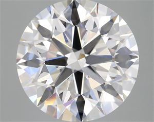 Picture of Lab Grown Diamond 5.08 Carats, Round with Ideal Cut, E Color, VVS2 Clarity and Certified by IGI