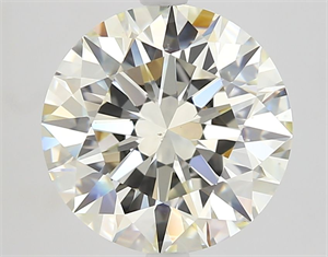Picture of Natural Diamond 4.04 Carats, Round with Excellent Cut, I Color, VS2 Clarity and Certified by IGI