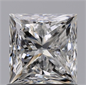 Diamante Natural 1.01 quilates, Princesa , Color F, claridad SI1 y certificado GIA