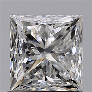 Foto Diamante Natural 1.01 quilates, Princesa , Color F, claridad SI1 y certificado GIA de