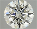 Diamante Natural 0.50 quilates, Redondo , Color J, claridad VVS2 y certificado GIA