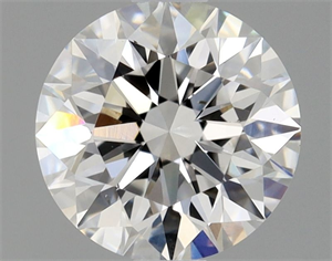 Picture of Natural Diamond 0.80 Carats, Round with Excellent Cut, E Color, VS2 Clarity and Certified by GIA