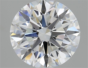 Picture of Lab Grown Diamond 2.09 Carats, Round with Ideal Cut, D Color, VVS2 Clarity and Certified by IGI