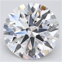 Del inventario de diamantes de laboratorio, 4.05 quilates, Redondo , Color D, claridad VVS1 y certificado GIA