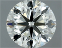 Natural Diamond 0.70 Carats, Round with Very Good Cut, J Color, VVS1 Clarity and Certified by IGI