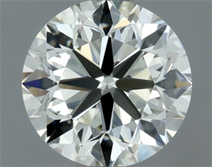 Picture of Natural Diamond 0.70 Carats, Round with Very Good Cut, J Color, VVS1 Clarity and Certified by IGI