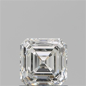 Picture of Natural Diamond 1.01 Carats, Asscher with  Cut, I Color, VS2 Clarity and Certified by GIA