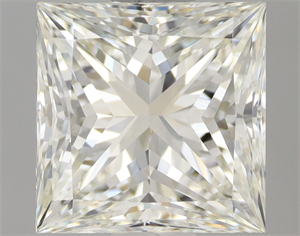 Picture of Natural Diamond 1.81 Carats, Princess with  Cut, I Color, VVS1 Clarity and Certified by IGI