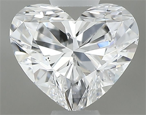 Picture of Natural Diamond 0.44 Carats, Heart with  Cut, D Color, SI1 Clarity and Certified by GIA