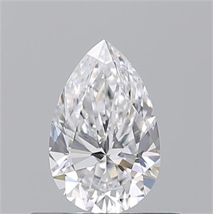 Picture of Natural Diamond 0.50 Carats, Pear with  Cut, D Color, VS2 Clarity and Certified by GIA
