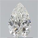 Natural Diamond 0.70 Carats, Pear with  Cut, H Color, VVS2 Clarity and Certified by GIA