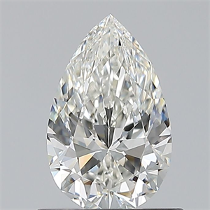 Picture of Natural Diamond 0.70 Carats, Pear with  Cut, H Color, VVS2 Clarity and Certified by GIA