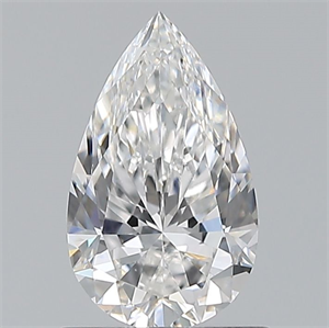 Picture of Natural Diamond 0.70 Carats, Pear with  Cut, D Color, VS2 Clarity and Certified by GIA
