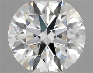 Picture of Natural Diamond 0.42 Carats, Round with Excellent Cut, F Color, VVS1 Clarity and Certified by GIA