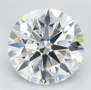 Picture of Lab Grown Diamond 4.17 Carats, Round with Excellent Cut, D Color, IF Clarity and Certified by GIA