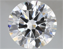 Lab Grown Diamond 7.02 Carats, Round with Excellent Cut, E Color, VVS2 Clarity and Certified by IGI
