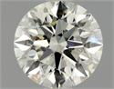 Natural Diamond 0.70 Carats, Round with Excellent Cut, M Color, SI2 Clarity and Certified by GIA