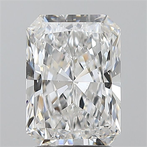 Picture of Natural Diamond 2.02 Carats, Radiant with  Cut, E Color, SI1 Clarity and Certified by GIA