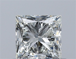 Foto Diamante Natural 0.52 quilates, Princesa , Color J, claridad VVS2 y certificado GIA de