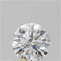 Natural Diamond 0.73 Carats, Round with Excellent Cut, D Color, VVS1 Clarity and Certified by GIA