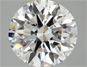 Del inventario de diamantes de laboratorio, 3.07 quilates, Redondo , Color G, claridad VS1 y certificado IGI