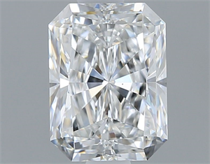 Picture of Natural Diamond 0.91 Carats, Radiant with  Cut, E Color, VS1 Clarity and Certified by GIA