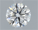 Natural Diamond 0.40 Carats, Round with Excellent Cut, F Color, VS1 Clarity and Certified by IGI