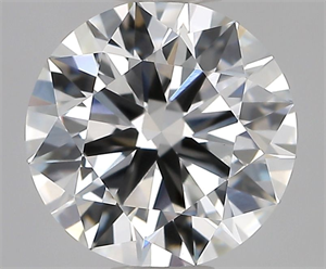 Picture of Lab Grown Diamond 1.52 Carats, Round with Ideal Cut, E Color, VVS2 Clarity and Certified by IGI
