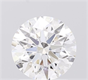 Lab Grown Diamond 1.57 Carats, Round with Ideal Cut, D Color, VVS2 Clarity and Certified by IGI