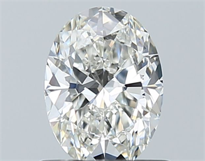 Foto Diamante Natural 0.80 quilates, Ovalado , Color H, claridad VVS2 y certificado GIA de