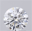Lab Grown Diamond 1.37 Carats, Round with Ideal Cut, D Color, VS1 Clarity and Certified by IGI