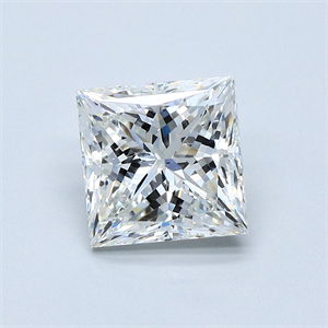 Picture of Natural Diamond 3.01 Carats, Princess with  Cut, H Color, SI1 Clarity and Certified by GIA