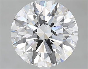 Picture of Natural Diamond 2.03 Carats, Round with Excellent Cut, D Color, VVS2 Clarity and Certified by GIA