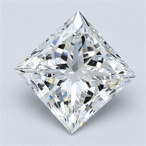 Picture of Natural Diamond 2.21 Carats, Princess with  Cut, G Color, VS2 Clarity and Certified by GIA