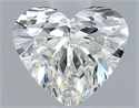 Natural Diamond 0.50 Carats, Heart with  Cut, I Color, VVS2 Clarity and Certified by GIA