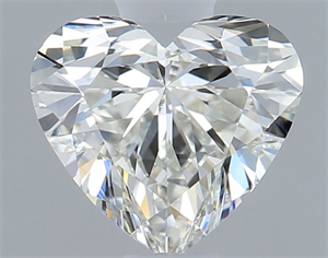 Picture of Natural Diamond 0.50 Carats, Heart with  Cut, I Color, VVS2 Clarity and Certified by GIA