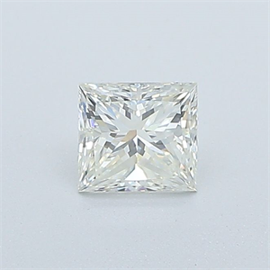 Foto Diamante Natural 0.41 quilates, Princesa , Color J, claridad VVS2 y certificado GIA de