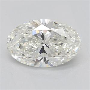 Picture of Natural Diamond 0.80 Carats, Oval with  Cut, J Color, VS1 Clarity and Certified by GIA