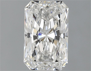 Picture of Natural Diamond 1.01 Carats, Radiant with  Cut, F Color, SI1 Clarity and Certified by GIA