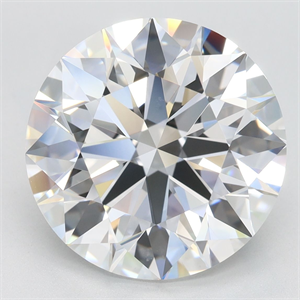 Picture of Lab Grown Diamond 7.05 Carats, Round with Ideal Cut, F Color, VVS2 Clarity and Certified by IGI