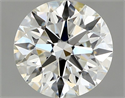 Natural Diamond 1.20 Carats, Round with Excellent Cut, J Color, SI1 Clarity and Certified by GIA
