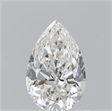 Natural Diamond 0.90 Carats, Pear with  Cut, G Color, VS2 Clarity and Certified by GIA